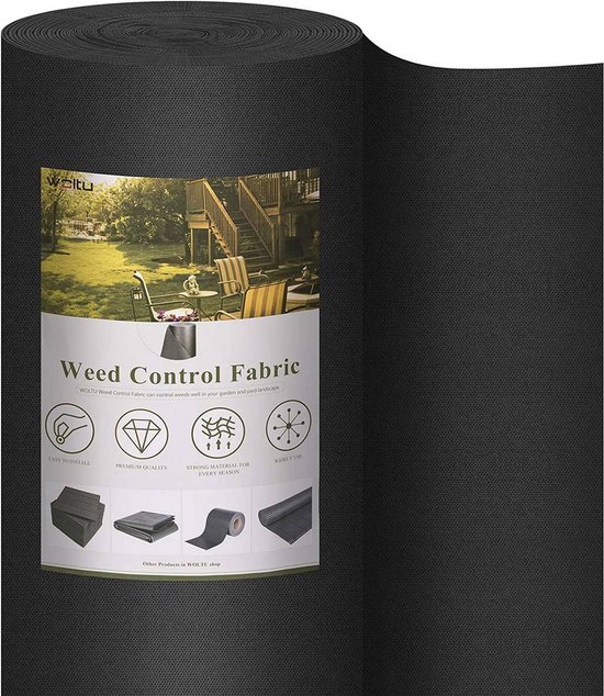 Tuinvlies onkruidvlies onkruidfolie mulchvlies 150gr./m² wit - verschillende lengtes en breedtes (30m x 1m