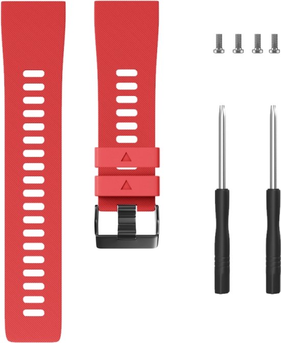 Cinturino In Acciaio Inox TopTen Per Garmin Forerunner 30/35/35J - Regolabile Da 135 A 215 Mm - Colore Nero - 3