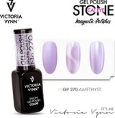 Victoria Vynn – Salon Gelpolish 270 Amethyst – Cat Eye Paars - paarse metallic gel polish - gellak - lak - glitter - glitters - nagels - nagelverzorging - nagelstyliste - uv / led - nagelstylist - callance