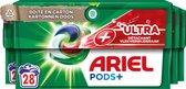 Ariel PODS+ - Lessive Liquide Caps - +Ultra détachant - Pack économique 4 x 28 Lavages