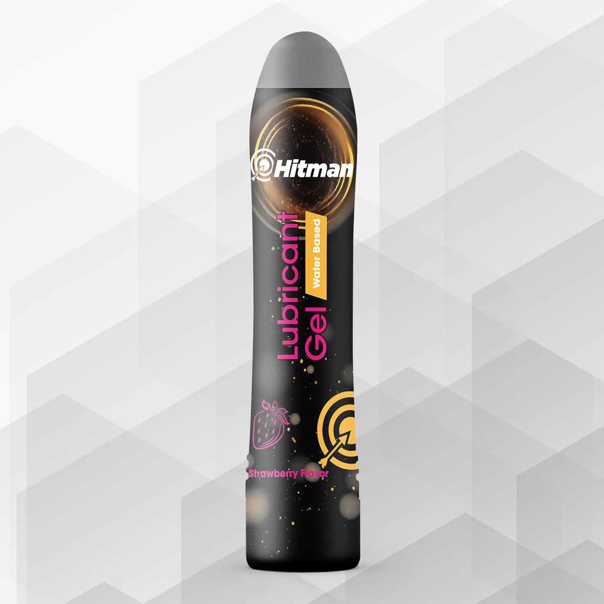 Goedkoopste HITMAN- STRAWBERRY Dildo Shape Lubricant Gel- UNISEX- 125 ml- FDA Approved- Sexual Lubricant- Seksuele Gezondheid- Valentijn