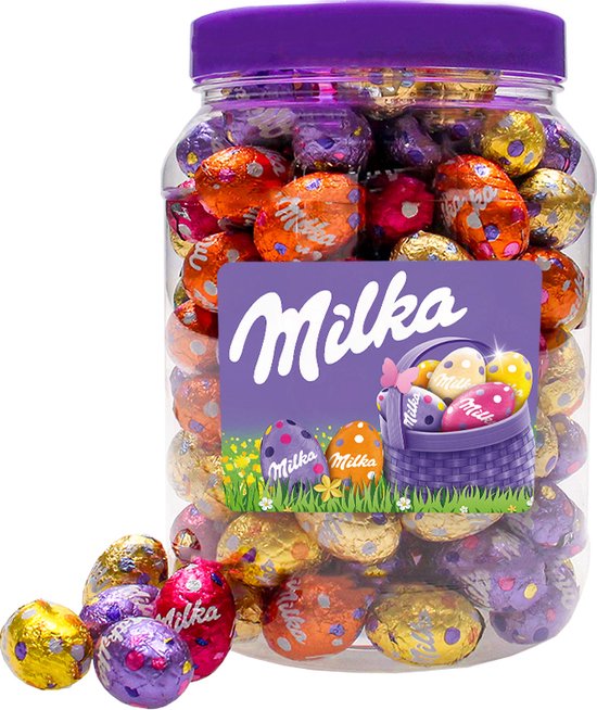 Uitstroom compressie storting Milka paaseitjes – chocolade voor Pasen – 1,1 kg | bol.com