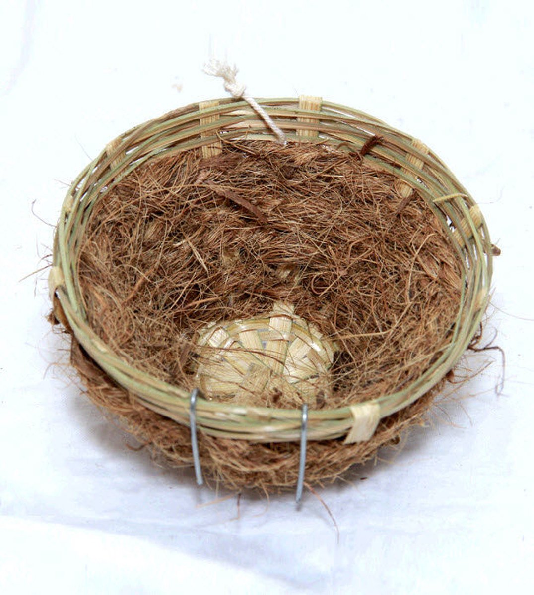 Grizo Nest - Open Riet + Kokos - Met Haken - 17cm