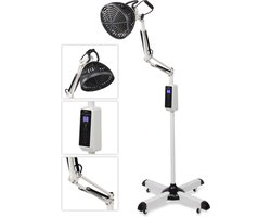 LIROMA® TDP / MOXA Infraroodlamp 300W - Rood licht therapie - Tegen pijnverlichting - Mineraalschijf - Timer - Hoogte Verstelbaar - Infraroodtherapie - Lichttherapie lamp