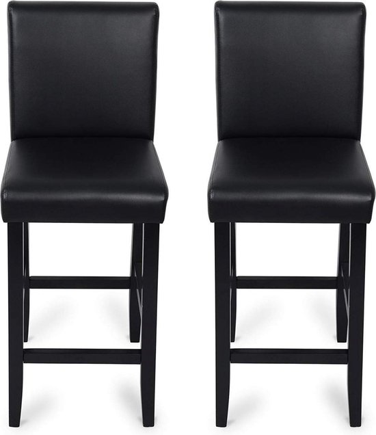 Duhome metalen stoel bistrostoel set van 2 ijzeren eetkamerstoelen met rugleuning (wit
