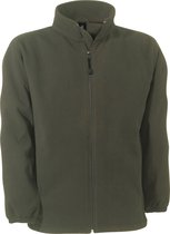Fleecevest 'WindProtek Waterproof Fleece Jacket' merk B&C maat M Olijfgroen
