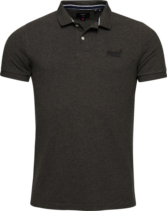 Superdry Classic Pique Polo Polo Homme - Grijs - Taille 2XL