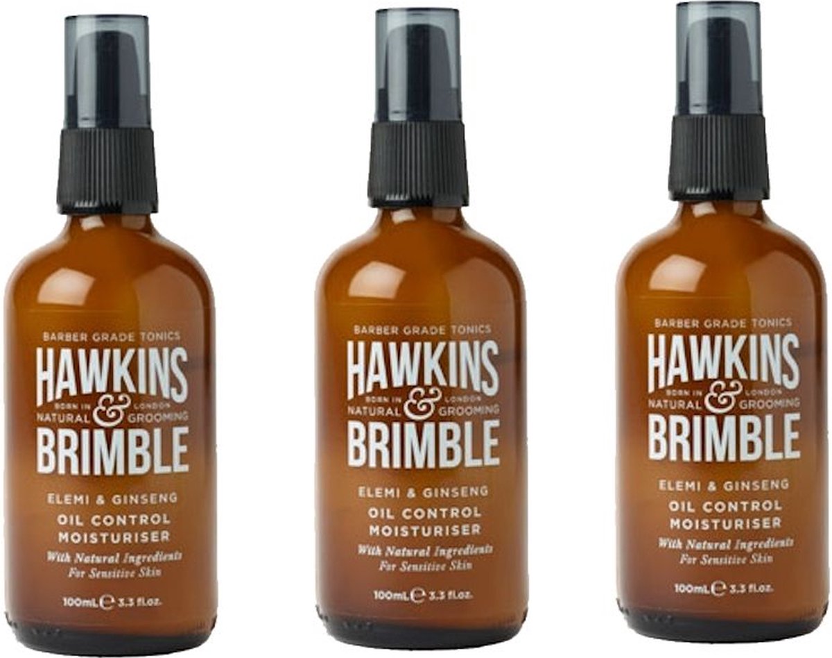HAWKINS & BRIMBLE - Oil Control Moisturiser - 3 Pak