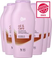 Etos Shampoo Voordeelverpakking - Oil & Care - Vegan - 6 x 300ML