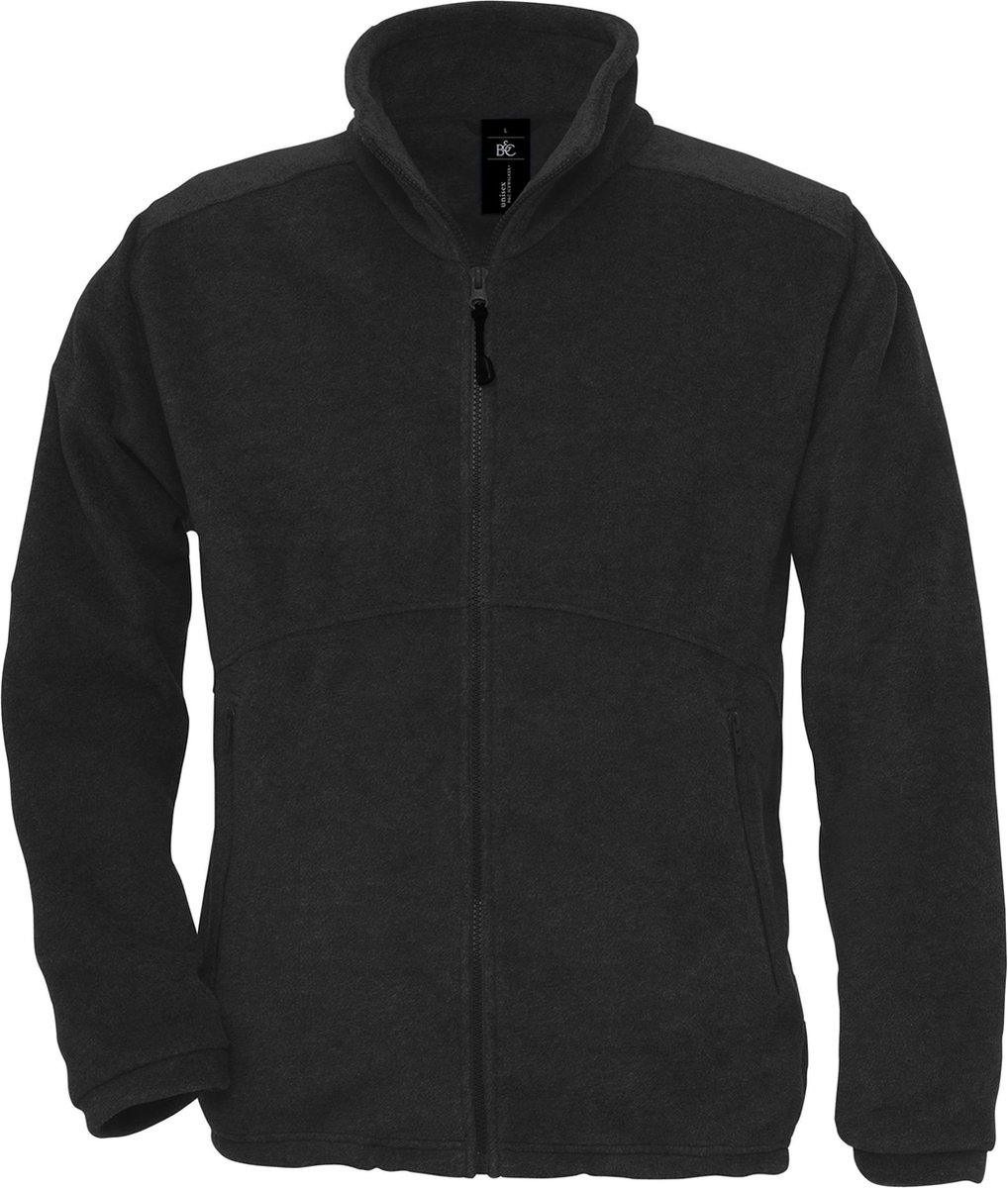 Fleecevest 'Icewalker+ Full Zip' merk B&C maat 3XL Zwart