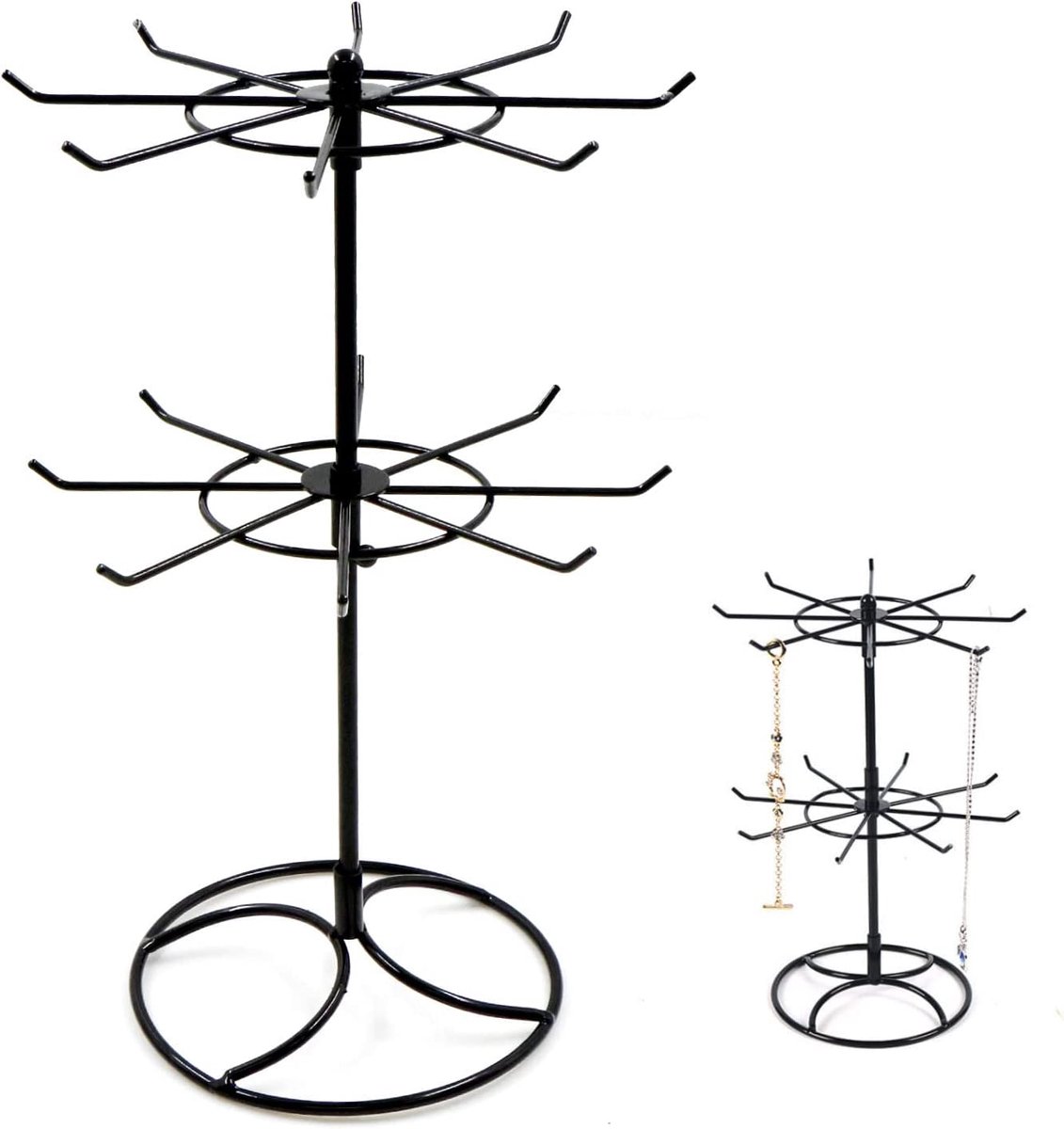 120st 2,5 cm Mini S Haken, S-Vormige Haken Lichtgewicht S Hooks Small Metalen Kleine S-Haken om op te Hangen Ambachten Sieraden Hangende Potplanten (Zwart