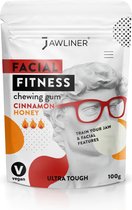 Jawliner Fitness Kauwgom Cinnamon Honey - Kaak Trainer voor Kaakspier Oefeningen - Strakke kaaklijn
