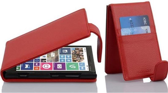 Cadorabo Custodia compatibile con Nokia Lumia 1520 in CELESTE BLU - Coperchio protettiva con chiusura magnetica, funzione stand e tasca per le carte