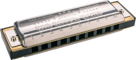 Hohner Mondharmonica MS-Series Big River Harp - toonsoort A