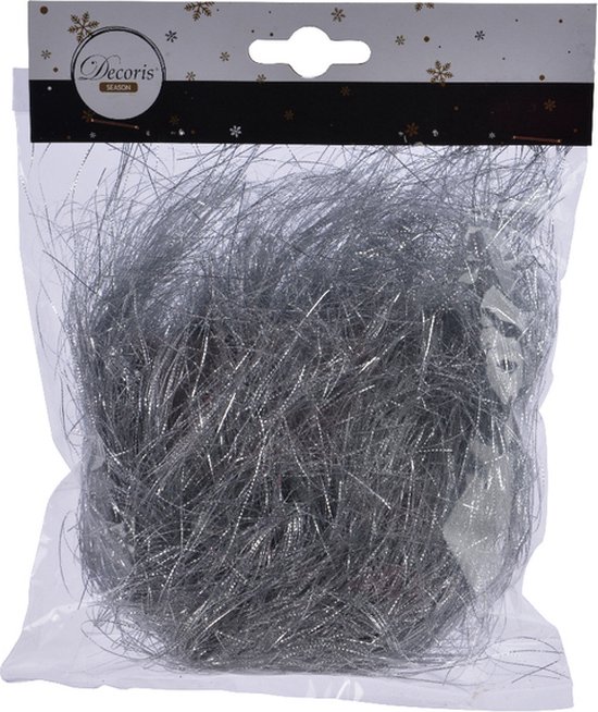 Kerstboom Versiering Engelenhaar Silver 2x16x13cm