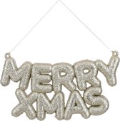 Kersthangers - Ornament Merry Xmas Goud - L20xb10xh1,5cm