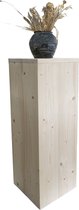 Luxe zuil / statafel van steigerhout - 110cm hoog - landelijk - hoge kwaliteit