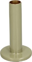 Kandelaren - Candle Stick Metal Green 7x7x12cm