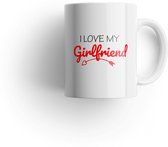 Mok Valentijn 'I love my girlfriend' | Valentijn cadeautje voor haar | Valentijn cadeautje voor hem | Valentijnsdag cadeau