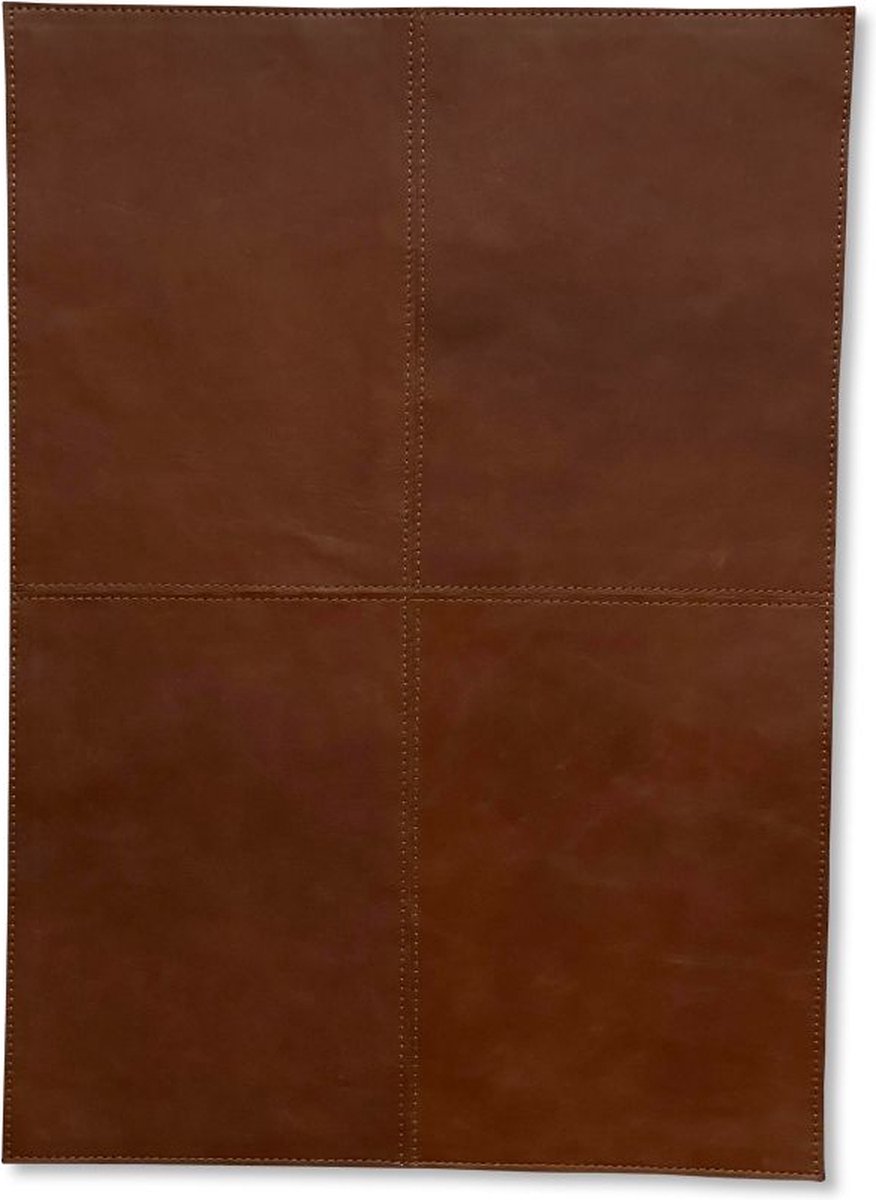 Stuff Design - Placemat - Vintage leder – 32x45cm – bruin