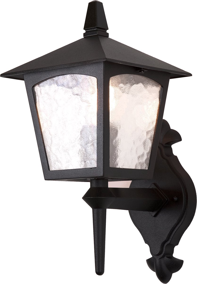 Steady Lighting - Wandlamp - Zwart - 23 x 18.5 x 0 cm- Geschikt voor woon en eetkamer