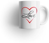 Valentijn mok 'Love' | Valentijn cadeautje voor haar | Valentijn cadeautje voor hem | Valentijnsdag cadeau