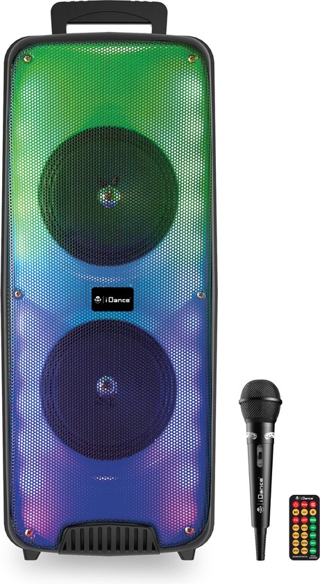 iDance GOPARTY-4 Party Speaker – Bluetooth Speaker met Discolicht – 200  Watt – Karaoke... | bol