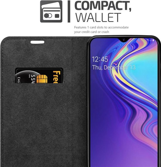 Coque Cadorabo pour Samsung Galaxy M30 / A40s en ROUGE POMME - Pochette de protection avec fermeture magnétique