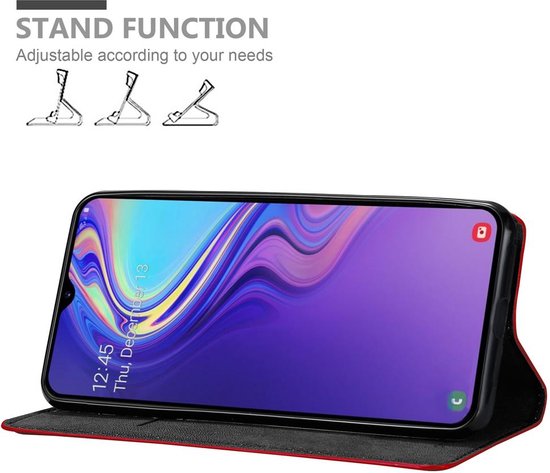 Coque Cadorabo pour Samsung Galaxy M30 / A40s en ROUGE POMME - Pochette de protection avec fermeture magnétique
