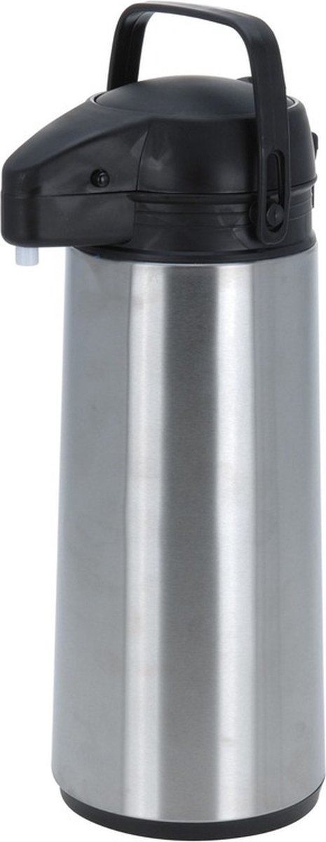 Thermoskan/isoleerkan - met pomp - RVS - 1,8 liter - Koffiekannen/theekannen