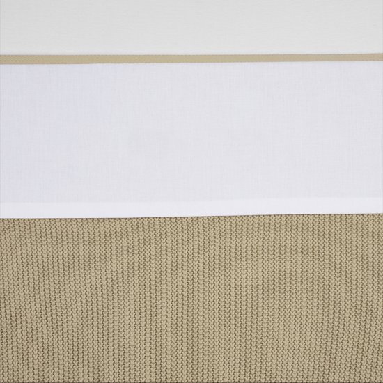 Drap berceau Meyco Bies - sable - 75x100cm