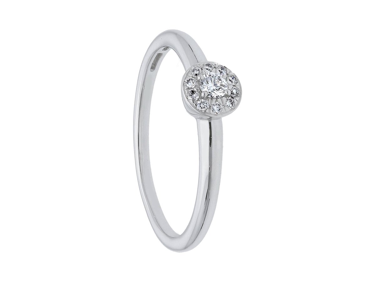 VALEDORO Deluxe Enlighten | Ring | 18 karaat witgoud | Diamant