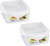 AYSYR 12 stuks vriesdozen PP-materiaal, 160 ml, kleine dozen met