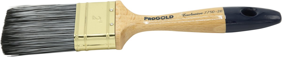 ProGold Exclusive White - Platte Kwast Serie 7750 Maat 2,5 Inch