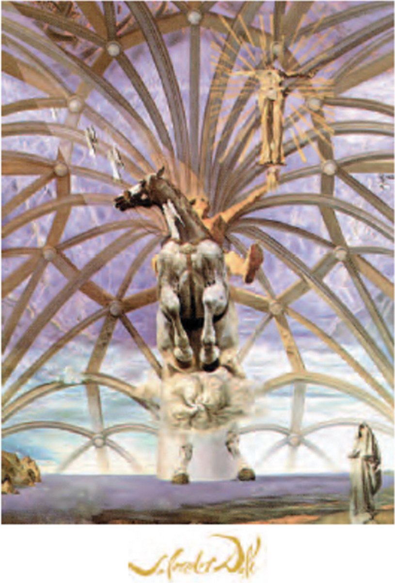 Catch Projecten Salvador Dalì - Santiago El Grande - Kunstposter - 60x80 cm Multicolor