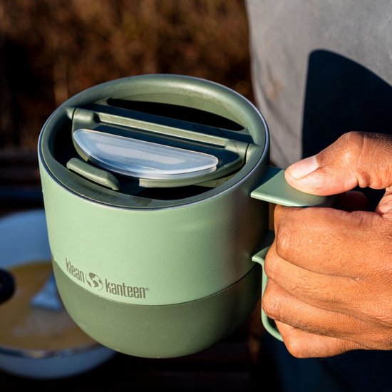 Klean Kanteen Rise Mug 399ml - Flip Lid Sea Spray — afbeelding 2