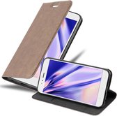 Étui Cadorabo pour Xiaomi Mi A1 / Mi 5X en COFFEE BROWN - Étui de protection avec fermeture magnétique