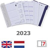 Kalpa 6307-25 A5 Agenda Planner Vulling 1 Week per 2 Paginas Jaardoos NL NL 2025
