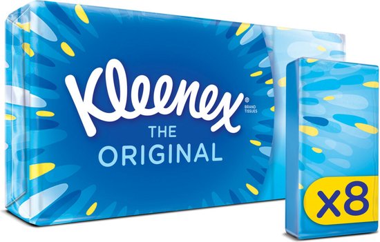 Foto: Kleenex original zakdoekjes 8 pakjes