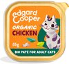 Edgard&Cooper Adult Pâté Bio 85 g - Nourriture pour chat - Kip