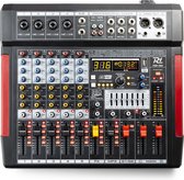 Console de mixage - Power Dynamics PDM-T604 - Console de mixage 6 canaux Interface audio Bluetooth, DSP, mp3 et USB