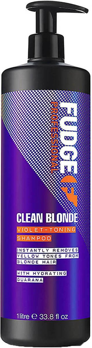 Fudge Clean Blonde Violet Toning Shampoo - 1000 ml - Fudge
