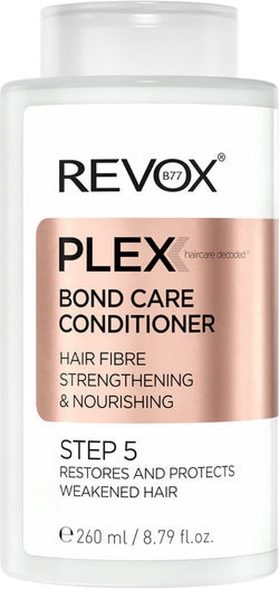 Revox Plex Bond Care Conditioner, stap 5, 260 ml. Conditioner voor haarvezelversterking en voeding.