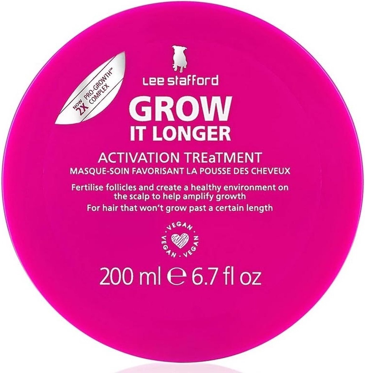 Lee Stafford Grow Long & Strong Activation Treatment Mask 200ml bol