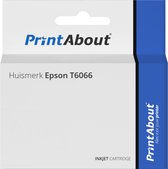 PrintAbout huismerk Inktcartridge T6066 Vivid licht magenta Hoge capaciteit geschikt voor Epson