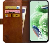 Rosso Element Xiaomi Poco X5 Hoesje Book Cover Wallet Bruin