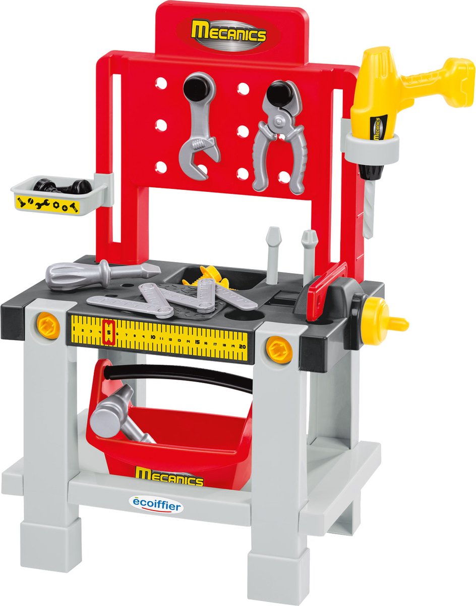 Ecoiffier Werkbank Mecanics 16 Delig