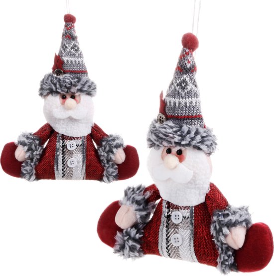 Décorations de Décorations de Noël Springos | Décoration de Noël pour l'intérieur | Pendentif de Noël | Père Noël | 15cm | 1 pièce