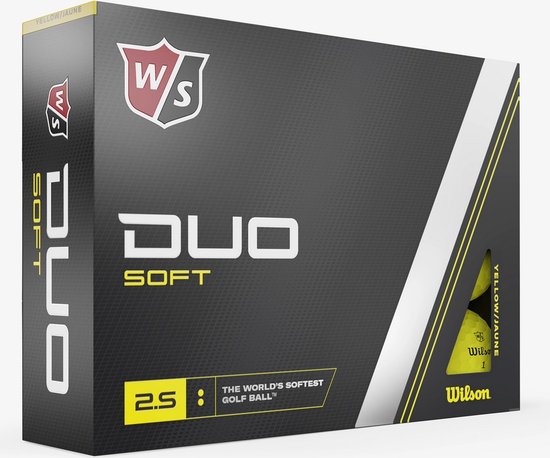 Wilson Staff DUO Soft Golfballen 2023 - Geel - 12 Stuks van Wilson — afbeelding 2