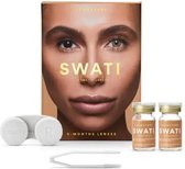 Swati - Coloured Contact Lenses 6 Months - Sandstone - makeup - 6 maanden